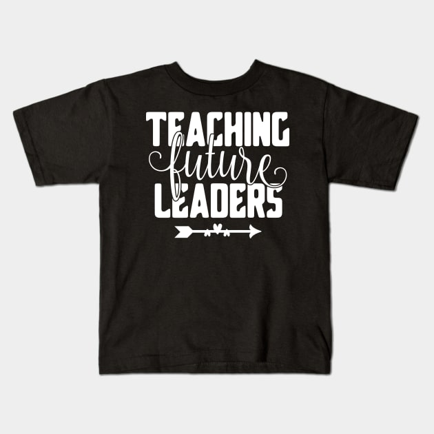 Teaching future leaders Kids T-Shirt by Tesszero